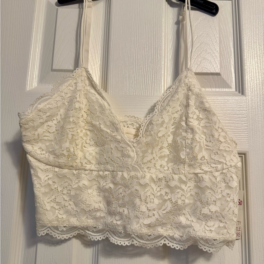 White Lace Bralette